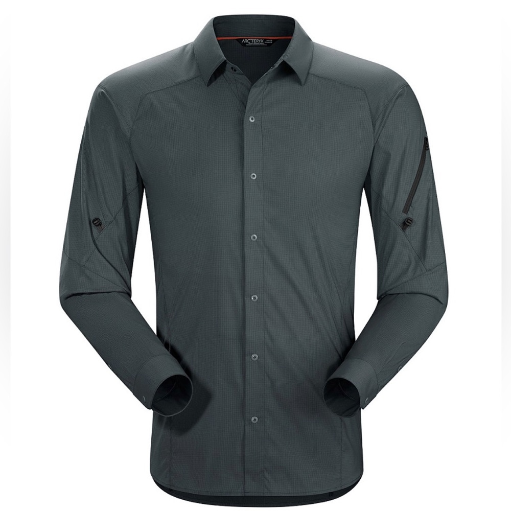 Arc'Teryx Men's Elaho LS Shirt - Magnet - XL